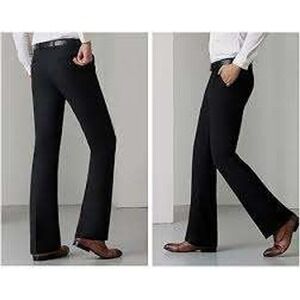 Ann‎ Taylor Black Classic Fit Trouser Pants Career Business Office - Size 0